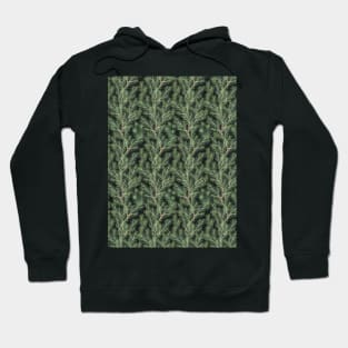 Evergreen Pattern Decoration Hoodie